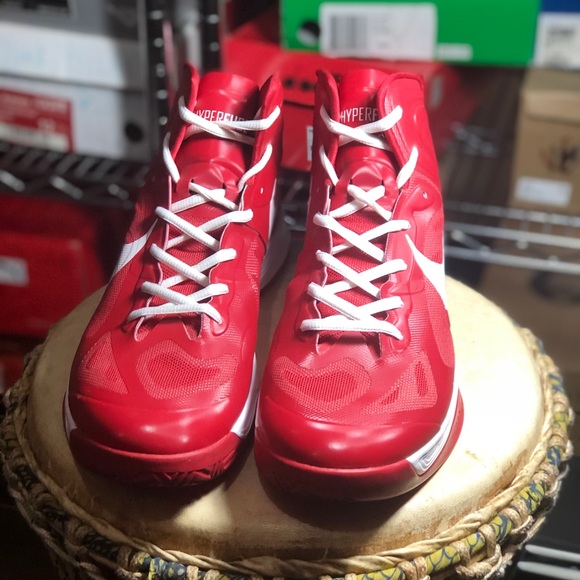 Men's Nike Hyperfuse Basket 525019-600 Red Sz 11.5 - Picture 5 of 12